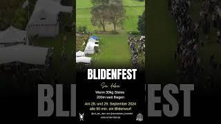 Blidenwürfe auf dem blidenfest