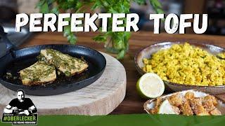 Diese Tricks zum perfekten Tofu solltest Du kennen! 3 Basisrezepte mit Gelinggarntie!