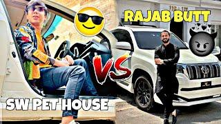 Rajab Butt car  vs Sw pet house car || No Love