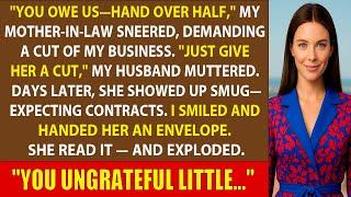 My Mother-In-Law, Backed by My Husband, Wanted a Share of My Business — Their Family Regretted It…