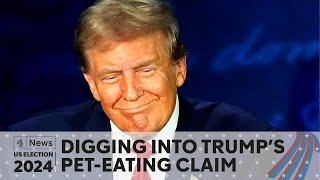 Where did Donald Trump's outlandish pet-eating claim come from?