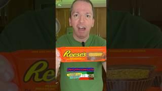 محبوب ترین شکلات کَره بادوم زمینی آمریکا  (  REESES PEANUT BUTTER CUP ) رو تیست تست کردم