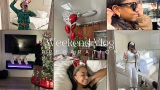 WEEKEND VLOG!!! CHRISTMAS TREE SHOPPING, PREPARING FOR CHRISTMAS/DECORATING, X-MAS SHOPPING & MORE!!