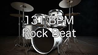 131 BPM Rock Drum Beat for Guitar, Bass and Instrumental Practise