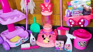 1H+ Satisfying with Unboxing Disney Minnie Mouse Toys, Cleaning Cart, Kitchen Game, Doctor Set ASMR