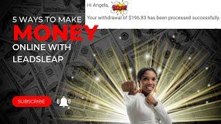 Leadsleap Payment Proof Make Money Online With Leadsleap