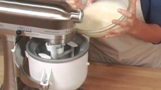 KitchenAid Stand Mixer Ice Cream Maker Attachment