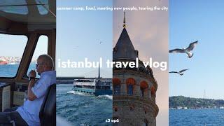 istanbul travel vlog  bosphorus tour, summer camp, food, night skincare routine ft. yesstyle