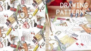 Drawing Patterns · Creating a Repeated Pattern Design and Why It's My New Favourite Practice ·   Ad