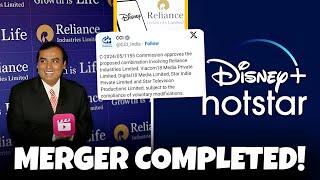 Disney-Reliance Merger Completed: CCI Approved $8.5 Billion Merger, Disney+Hotstar, JioCinema