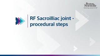 Sacroiliac Joint RF procedure animation