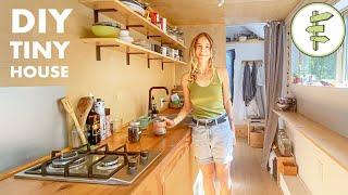 Self-Reliant Woman Builds Her Own Tiny House with No Experience - FULL TOUR