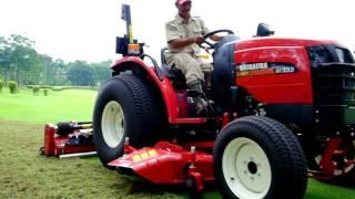 Shibaura ST333 Tractor with Maredo MT200 Verticut heads