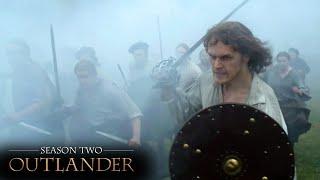 Jamie Leads Scottish Clan Into Battle | Outlander