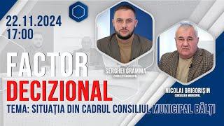 FACTOR DECIZIONAL // SITUAȚIA DIN CADRUL CONSILIUL MUNCIIPAL BĂLȚI