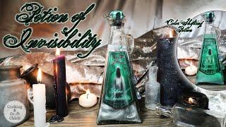 Potion of Invisibility : Cloaking Properties : Color Changing Potion : DIY Prop Bottle: Harry Potter