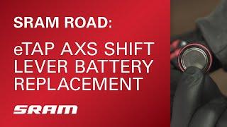 eTap AXS Shift Lever Battery Replacement