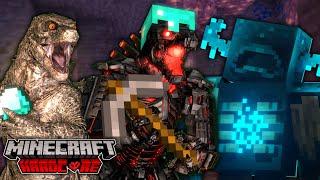 Godzilla & MECHA Play Minecraft HARDCORE!