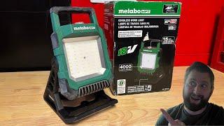 Metabo HPT 4000 Lumen LED Work Light Unboxing | UB18DCQ4