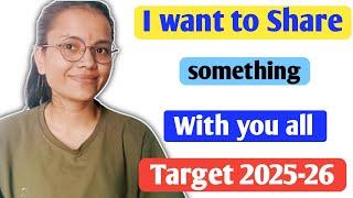 I Want to share something with you all || Rrb clerk/Rrb po || Target 2025-2026 || Preeti Prajapati