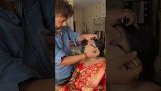 Bengali bridal makeup tutorial #shortfeed #wedding #reels #makeup #viralshorts #viralvideo #trending