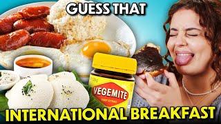 Can Americans Guess International Breakfast Food? (Vegemite, Idli, Longsilog)