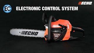 ECHO Electronic Control System - simplifying gas / petrol chainsaws and providing higher efficiency.