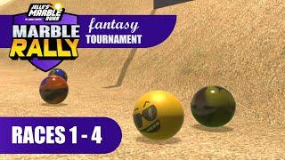 Marble Rally Fantasy Tournament | Races 1 - 4