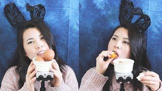 [ASMR] Easter Bunny Eats Eggs