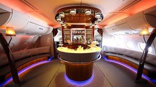 Emirates A380 Business Class Flug | Barcelona nach Dubai | Neues Sicherheitsvideo, Annehmlichkeiten