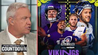 NFL Countdown | Sam Darnold will outplay Matthew Stafford - Rex Ryan on Vikings vs Rams in Playoffs