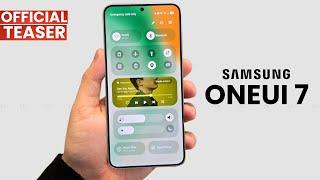 Samsung One UI 7 - OFFICIAL TEASER!