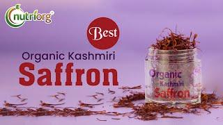 Best Organic Kashmiri Saffron | Premium Quality Saffron Threads with A++ Grade | Nutriorg