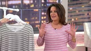 Cuddl Duds Soft Rib Knit Pajama Set on QVC