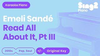 Emeli Sandé - Read All About It, Pt. III (Karaoke Piano)