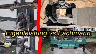 Eingangsbereich‍️Eigenleistung vs. Fachmann #bau #hof #garten