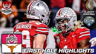 CFP Semifinal HALFTIME HIGHLIGHTS: Ohio State Buckeyes vs. Texas Longhorns | ESPN CFB