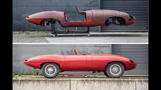 How to restore a JAGUAR E-TYPE "Flat Floor"