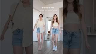 Pacsun Summer Outfit Styles Challenge! Shopping Link #shorts #fashion #outfit #style