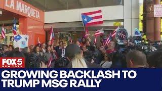 Growing backlash to Trump MSG rally: Puerto Rican leaders react to controversial 'joke'