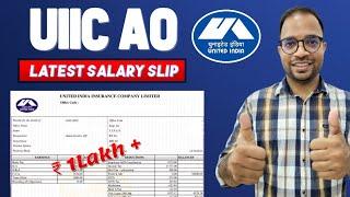 UIIC AO Salary Slip  UIICL AO Latest Salary Slip Perks & Allowances  United India #UIIC #uiicao