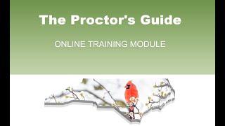Proctor's Guide Online Training 2020