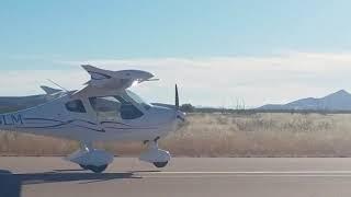 Spreading butter on the runway.  Greased landing in the CTLS