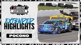 NASCAR Official Extended Highlights | NASCAR Cup Series from Pocono Raceway