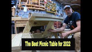 Build the BEST two person picnic table for 2022-Download the Plans & Make Money!