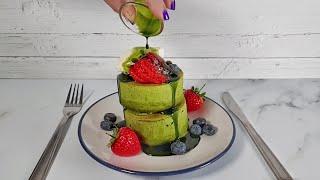 How To Make Super Thick Japanese Matcha Hotcakes – Recipes At A Glance