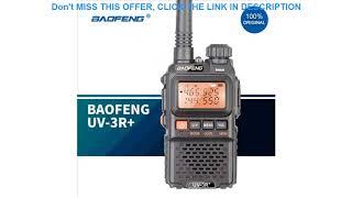 Deal 100% Original BAOFENG UV-3R+  MINI Walkie Talkie UHF&VHF  Portable Two Way Radio Ham Radio  Tr