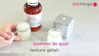 Gomme de guar et gomme de xanthane  - Panification pour pain sans gluten