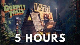 Gravity Falls Ambience - Mystery Shack Music and Rain - 5 HOURS - Sleep/Study/Relax/Chill