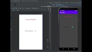 Mobile Application Development ||Creating Simple App using Android Studio|| Nithiyapriya Pasavaraj